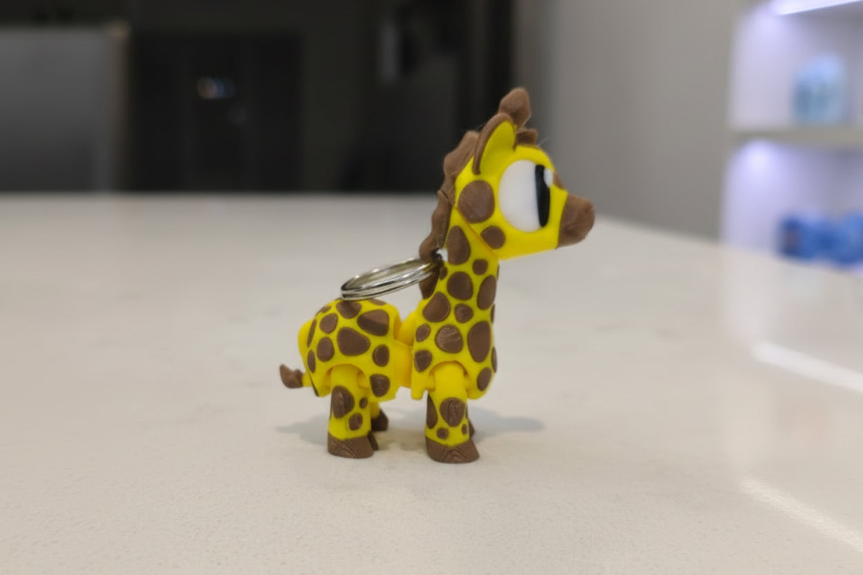 Giraffe Keychains & Figurines