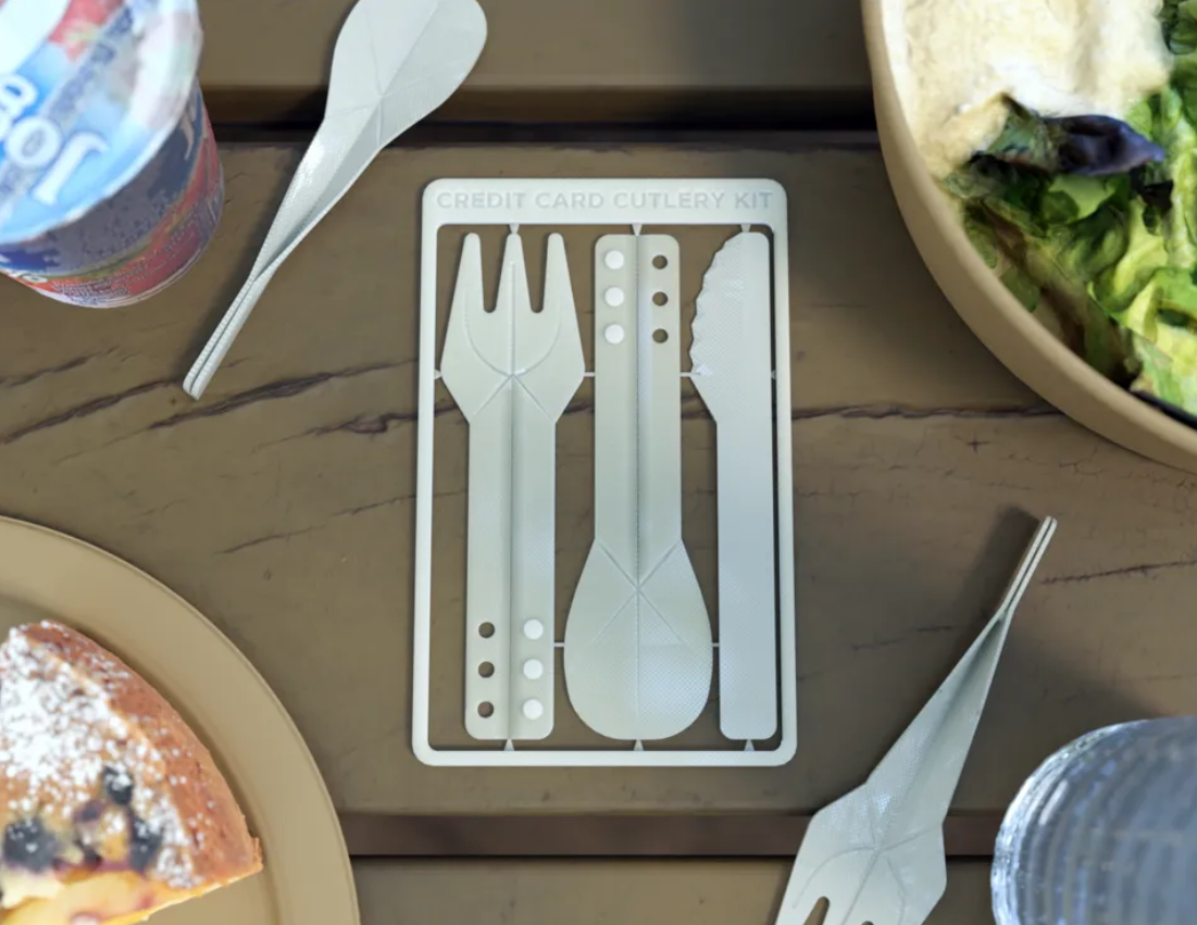 Credit Card Cutlery Set