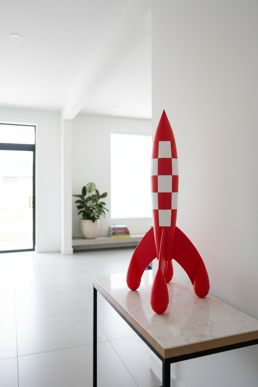 Tintin Moon Rocket