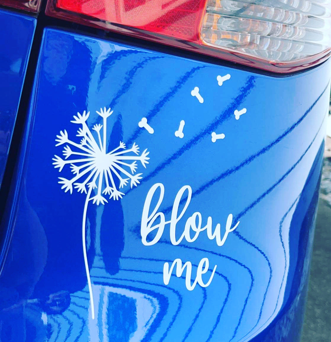 Blow Me Car / Window Decal