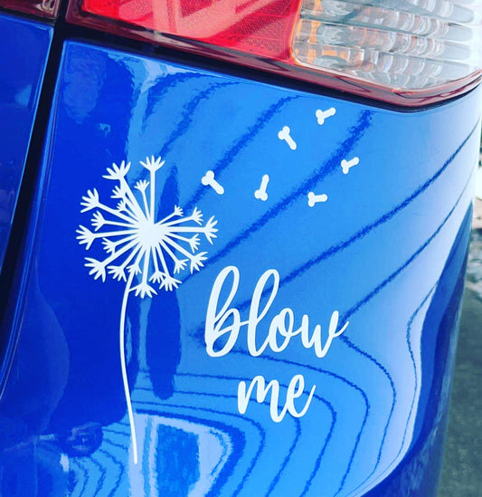 Blow Me Car / Window Decal