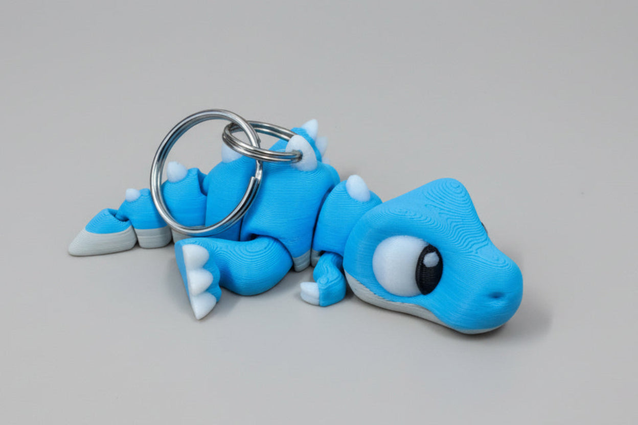 Articulated Baby Dragon Keyring